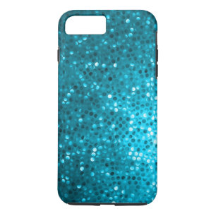 Blue Glitter & Sparkles iPhone 8 Plus/7 Plus Case