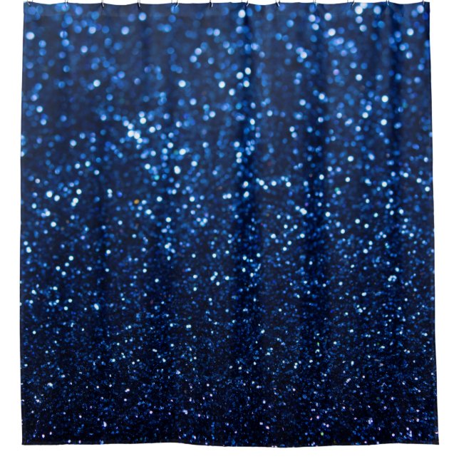 Blue Glitter Texture Festive Sparkle (Front)