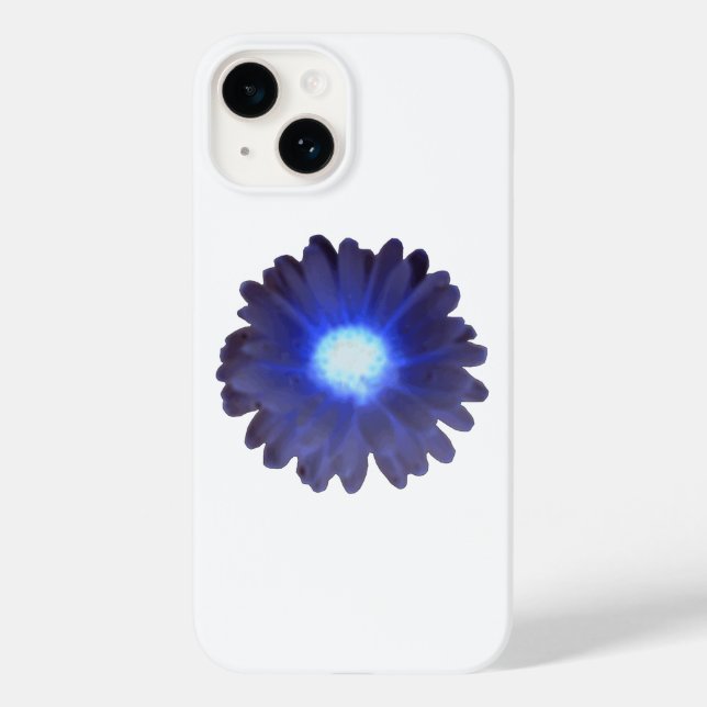 Blue Glow Marigold Case-Mate iPhone Case (Back)