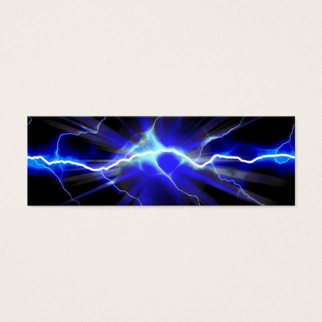 Blue glowing lightning or electricity (Front)