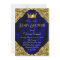 Blue Gold African American Prince Baby Shower