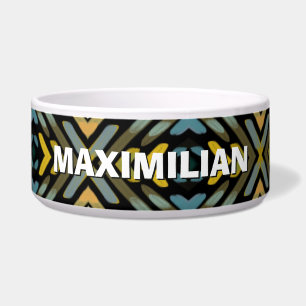 Blue Gold Black Tire Tread Pattern Pet