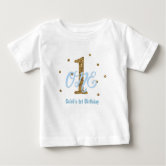 Ofishally ONE baby t-shirt O-fish-ally Big ONE boy