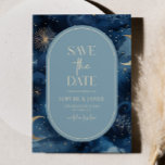 Blue Gold Celestial Elegant Starry Sky Wedding Save The Date<br><div class="desc">This is a Blue Gold Celestial Elegant Starry Sky Wedding Save The Date!</div>