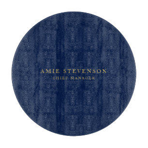 Blue Gold Colours Professional Classical Plain Cutting Board