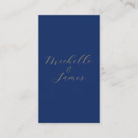 Blue & Gold Colours Professional Trendy Modern Nam