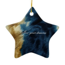 Blue Gold Cowhide