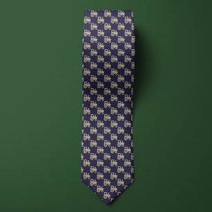 Blue & Gold Farmers Tractor Tie
