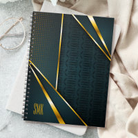 Blue Gold Luxury Modern Minimal Abstract