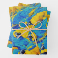 Blue & Gold Macaws Pattern