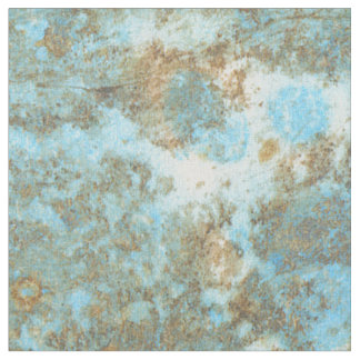 Blue/Gold Marble Combed Cotton (56" width) Fabric