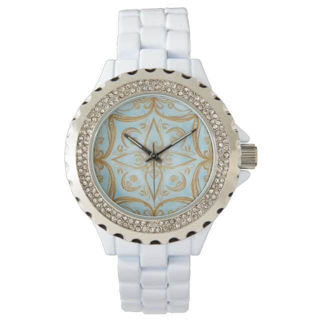 Blue Gold Mozaik,eWatch Watch (Front)
