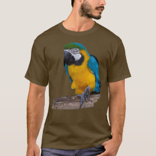 Blue Gold Parrot T-Shirt