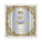 Blue Gold Prince Carriage Prince Baby Shower