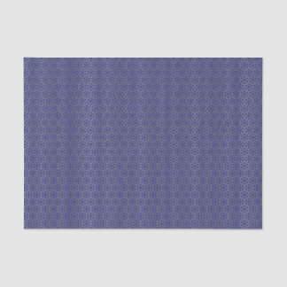 Blue & Gold Star Arabesque Pattern Tissue Paper