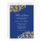 Blue Gold Swirl Graduation Party
