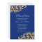 Blue Gold Swirl Graduation Party