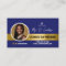Blue & Gold Tax Preparer Accounting Business Card