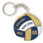 Blue, Gold, White Volleyball Gifts BULK or Buy One