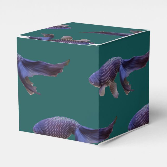 blue goldfish        favor box (Front Side)
