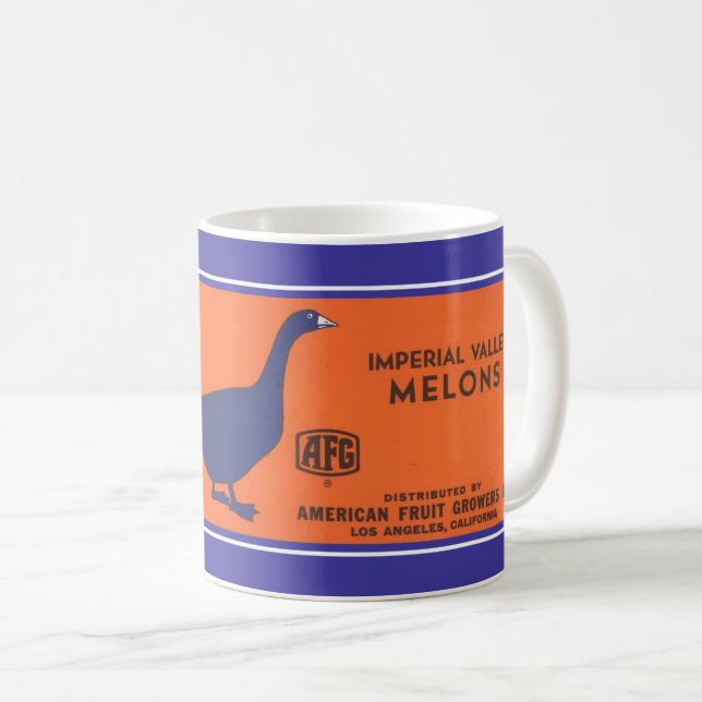 Blue Goose Melons Mug (Front Right)