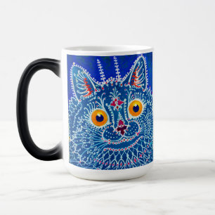 Blue Gothic Cat Magic Mug