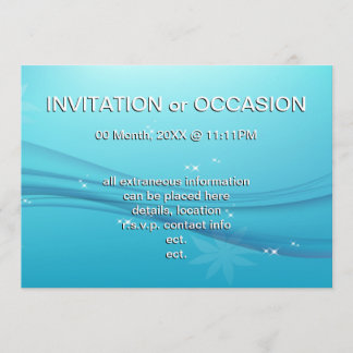 blue grace invitation