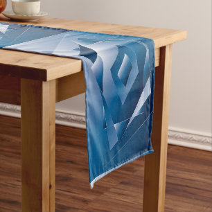 blue gradient 1 long table runner