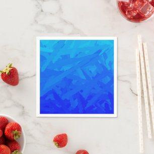 Blue Gradient Abstract  Napkin