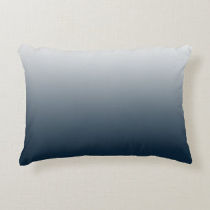 Blue gradient accent pillow