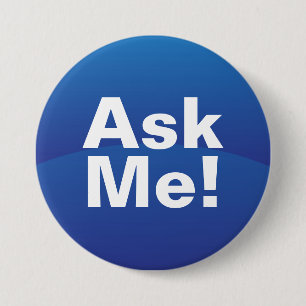 Blue Gradient Ask Me Text Button