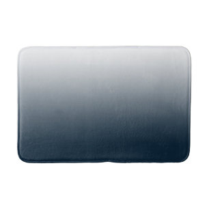 Blue gradient bath mat