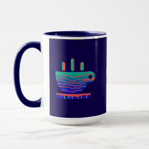 Blue Gradient Coffee Break  Mug