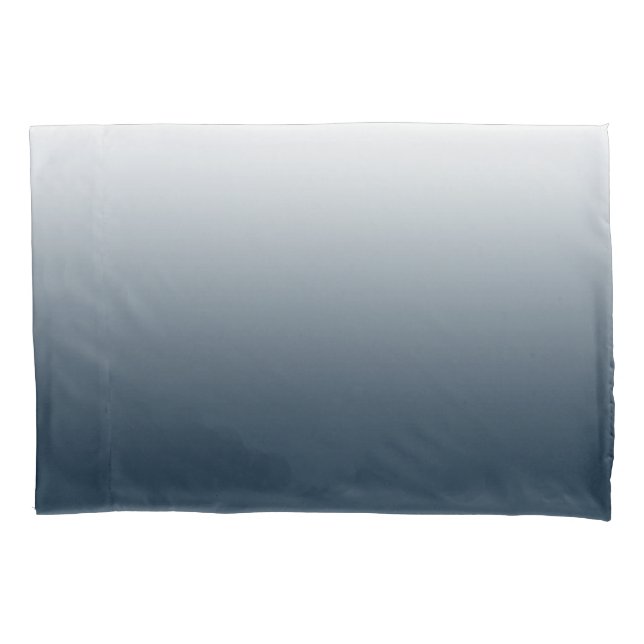 Blue gradient pillowcase (Front-Left)