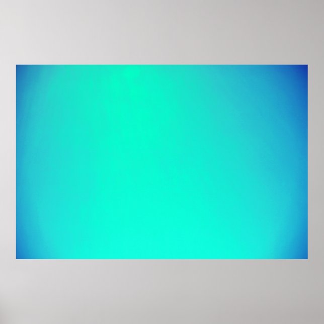 BLUE GRADIENT SOLID COLORS 211 BACKGROUNDS WALLPAP POSTER (Front)
