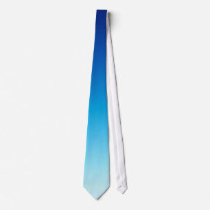 Blue gradient tie