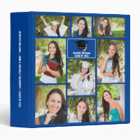 Blue Graduate Collage 2026 Graduation Photo Album