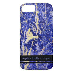 Blue Granite, blue marble, blue stone Case-Mate iPhone Case