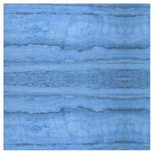 Blue Granite pattern, blue marble, blue stone Fabric