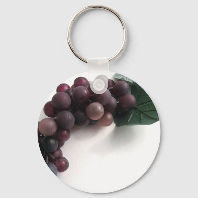 Blue Grapes Keychain (Front)