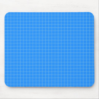 Blue Graph Paper Mouse Pad