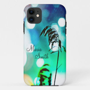 Blue Grass Drama Sparkle iPhone5 Coque *Personnali
