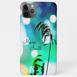 Blue Grass Drama Sparkle Phone Case*Personalize iPhone 11 Pro Max Case
