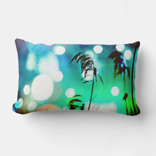 Blue Grass Drama Sparkle Throw Pillows