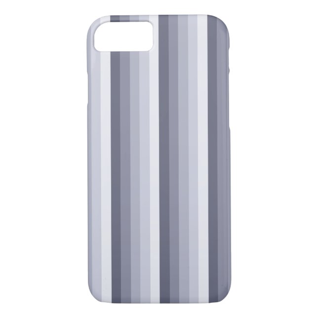 Blue gray shadow stripes Case-Mate iPhone case (Back)