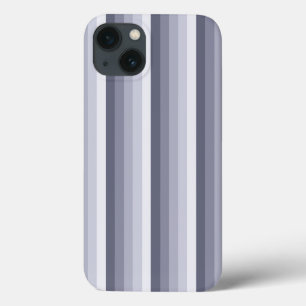 Blue gray shadow stripes Case-Mate iPhone case