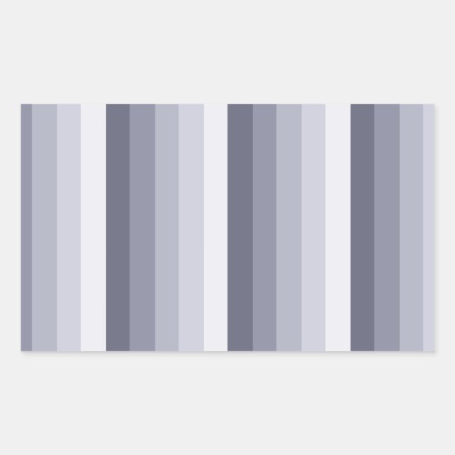Blue gray shadow stripes sticker (Front)