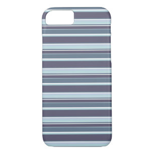 Blue-gray stripes Case-Mate iPhone case