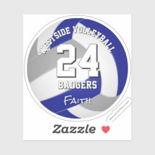 blue gray volleyball club colors athlete name 