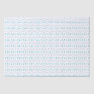 Blue Gray White Pastel Deco Pattern Baby Boy Gift Tissue Paper
